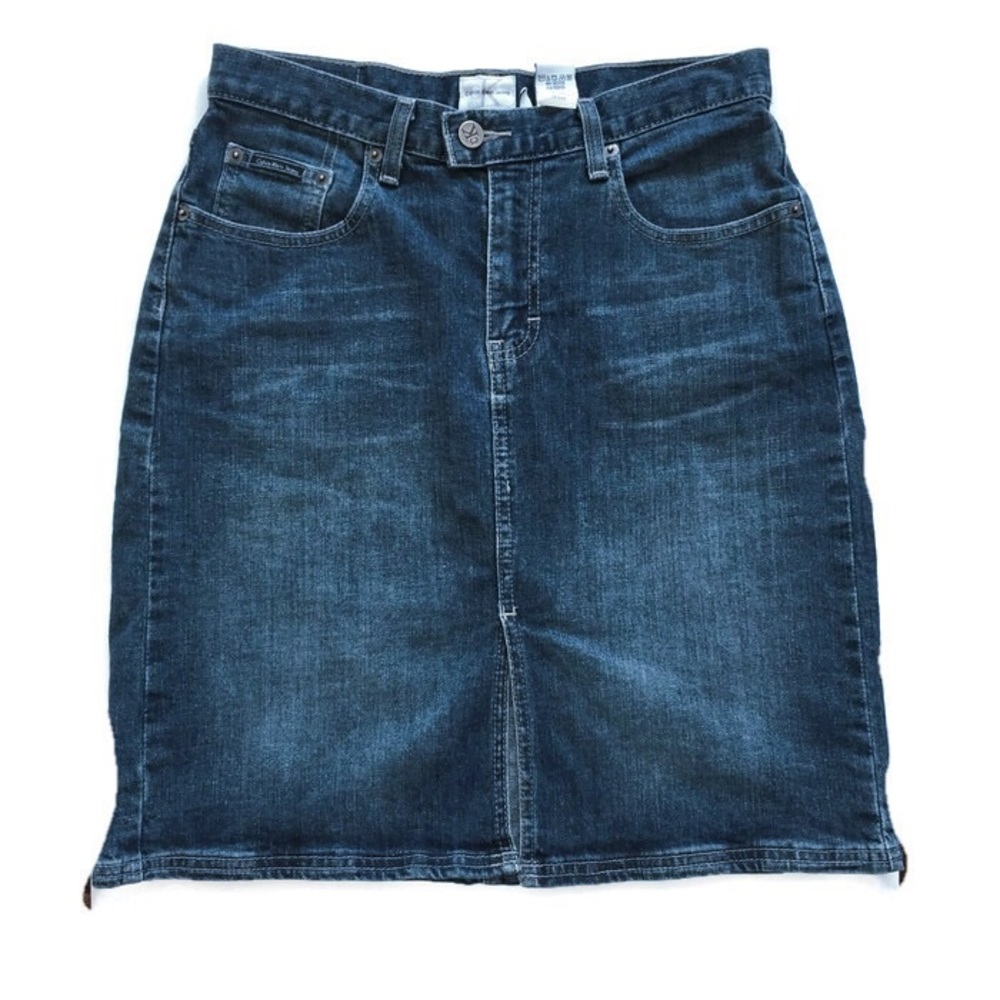 Calvin Klein Denim Mini Skirt